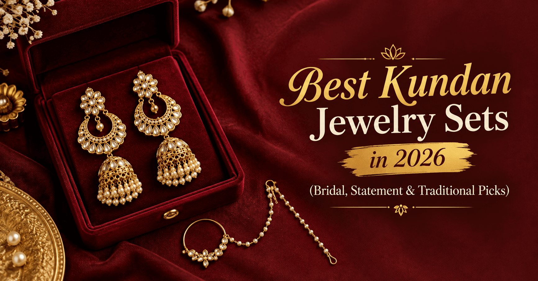 Best Kundan Jewelry Sets in 2026 (Bridal, Statement & Traditional Picks)